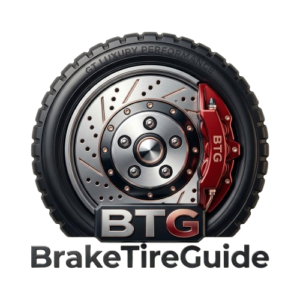 BrakeTireGuide premium logo - Professional automotive brake and tire expertise guide