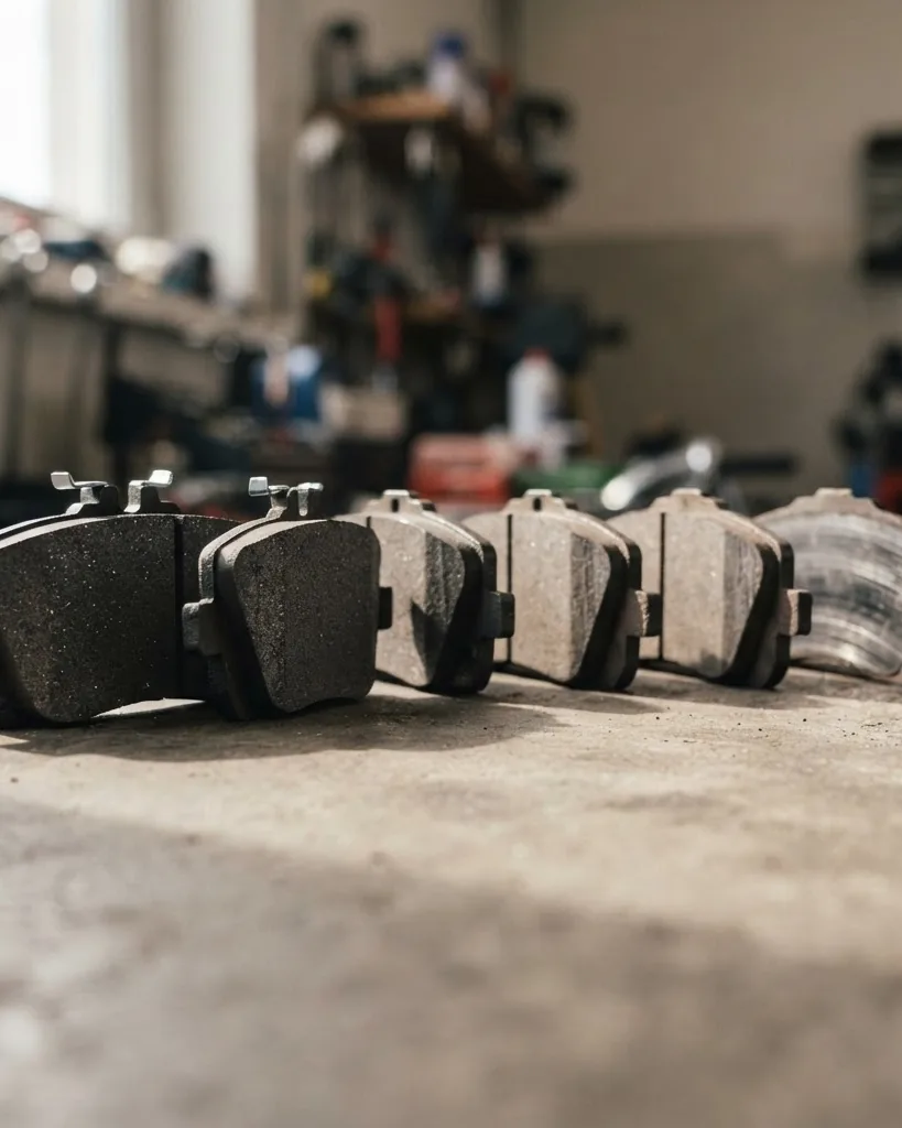 Close-up illustrating what brake pad thickness is and why it matters