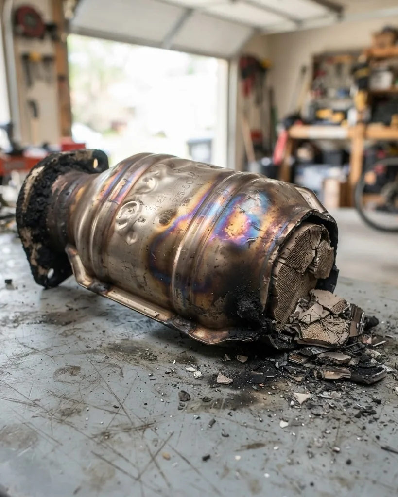 Detail view of how Fast a Blinking Light Destroys Your Catalytic Converter