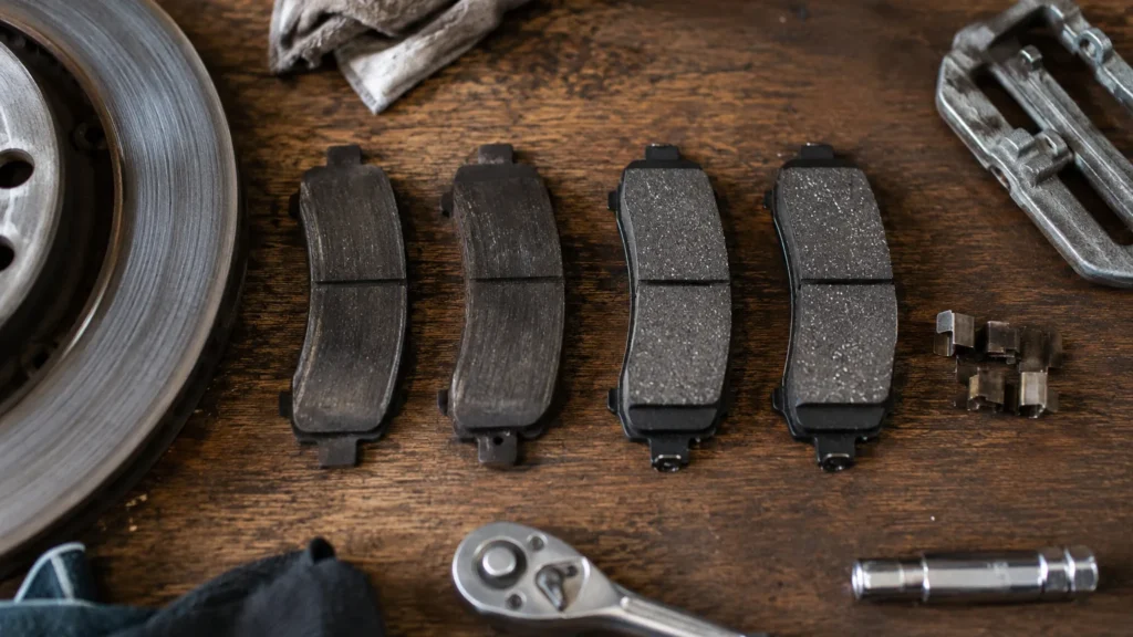 Editorial photo of how long does it take to replace brake pads