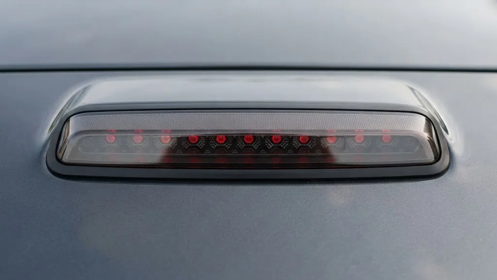 Editorial photo of third brake light